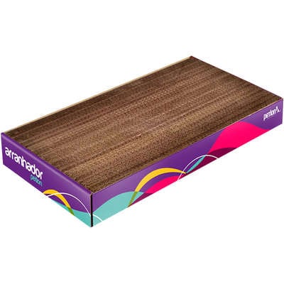 Arranhador Papelão Horizontal com Catnip para Gatos