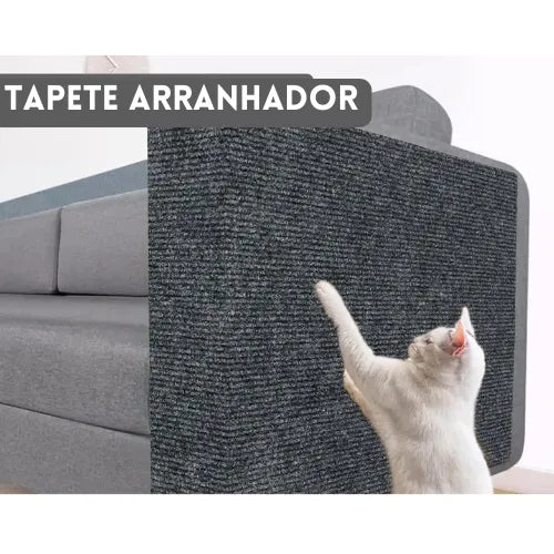 Arranhador Tapete Colável para Móveis e Paredes