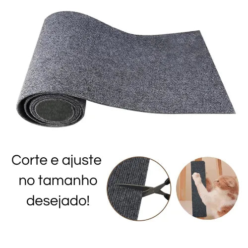 Arranhador Tapete Colável para Móveis e Paredes