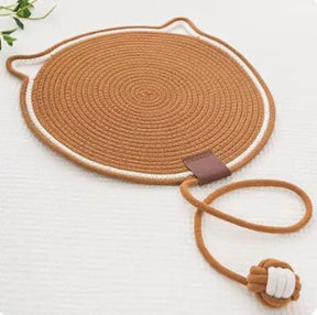 Arranhador Tapete com Bolinha Mundo Catnip