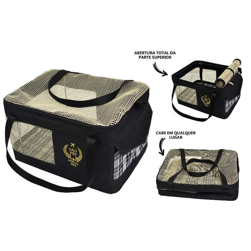Bolsa de Transporte Companhias Aéreas Aerial Tamanho P - Preta