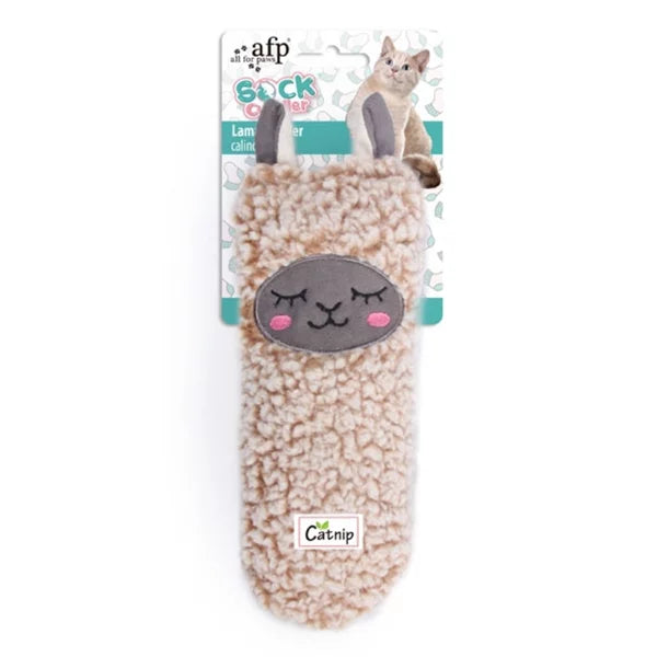 Brinquedo de Luta/Kicker Lhama Cuddler com Barulho Crocante e Catnip