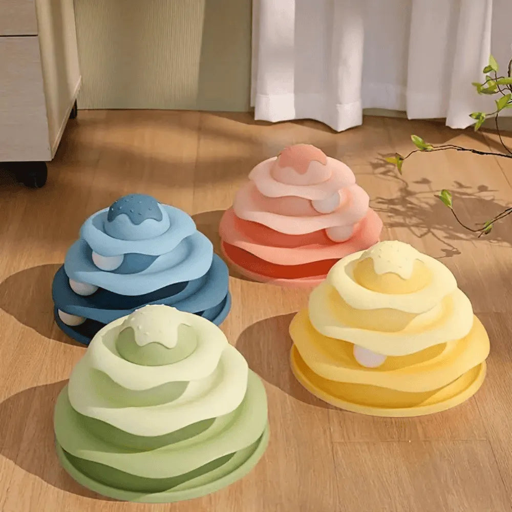 Brinquedo Interativo Torre de Bolinhas Sorvete