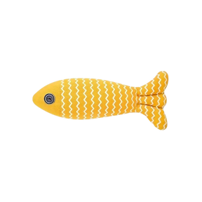 Brinquedo Kicker Peixe Amarelo com Catnip