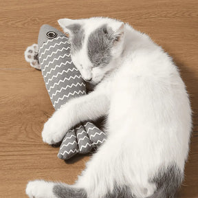 Brinquedo Kicker Peixe Amarelo com Catnip