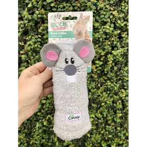 Brinquedo de Luta/Kicker Mouse Cuddler com Barulho Crocante e Catnip