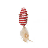 Brinquedo Ratinho em Sisal com Pena para Gatos