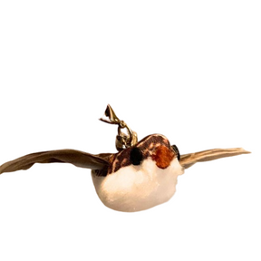 Brinquedo Isca Realista Pássaro Pardal para Varinhas