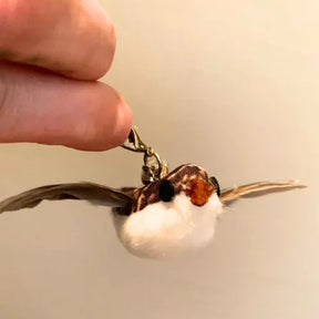 Brinquedo Isca Realista Pássaro Pardal para Varinhas