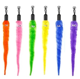 Brinquedo Refil Iscas Coloridas Divertidas para Varinhas