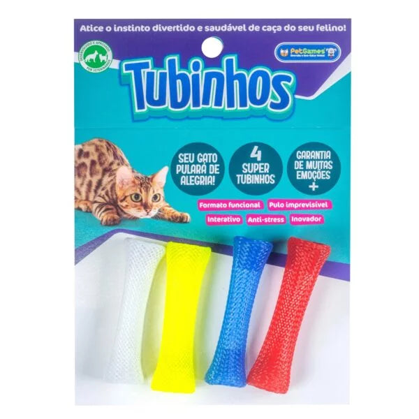 Brinquedo Tubinhos Pet Games Estimulante
