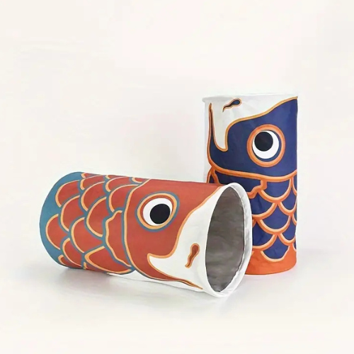 Brinquedo Túnel Peixe Divertido Poliester para Gatos