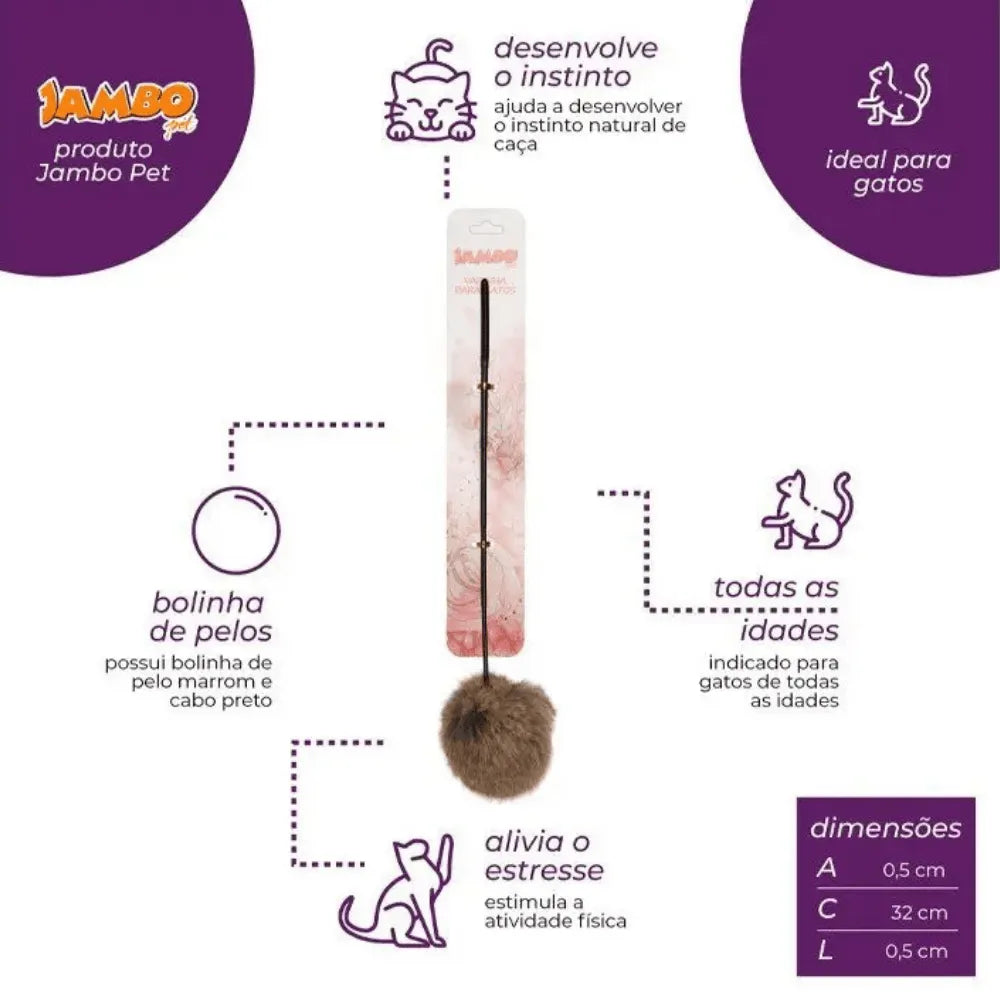 Brinquedo Varinha Basic Fur Ball