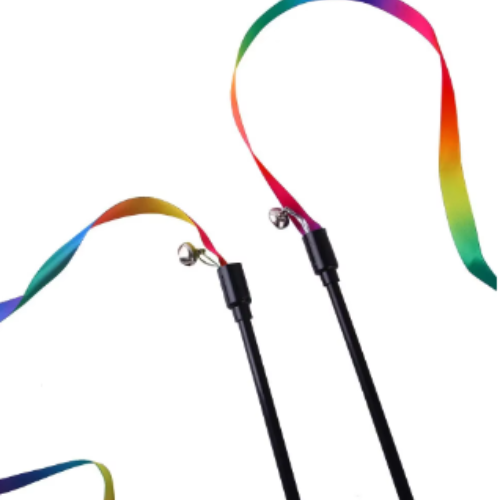 Brinquedo Varinha Fita Colorida