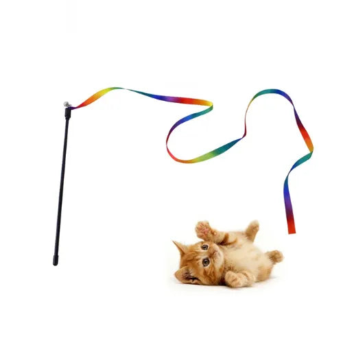 Brinquedo Varinha Fita Colorida