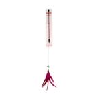 Brinquedo Varinha Jambo Com Pena Rosa