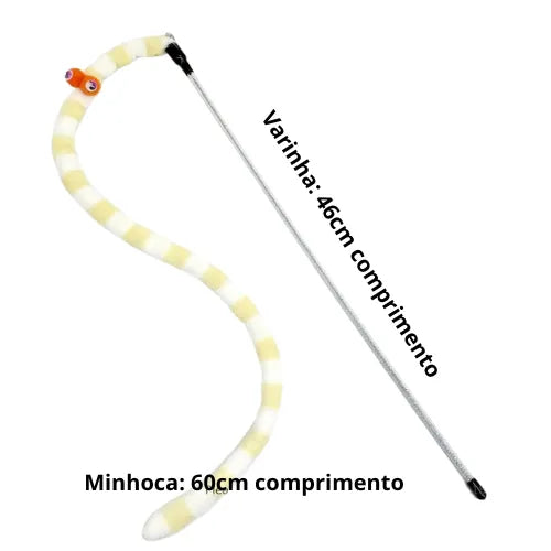 Brinquedo Varinha Minhoca Divertida