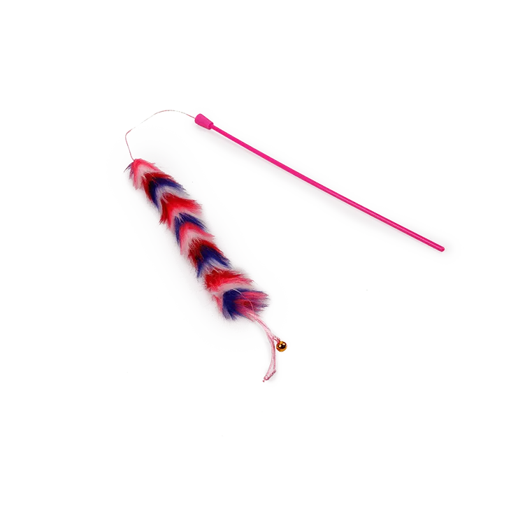 Brinquedo Varinha Rabo Peludo Pink