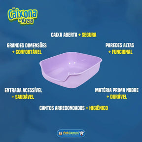 Caixona de Areia Sanitário Pet Games