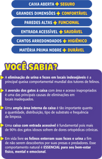 Caixona de Areia Sanitário Pet Games