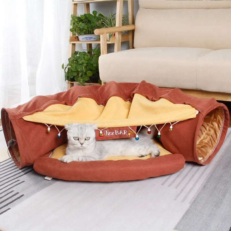 Cama Túnel Divertida com Brinquedo