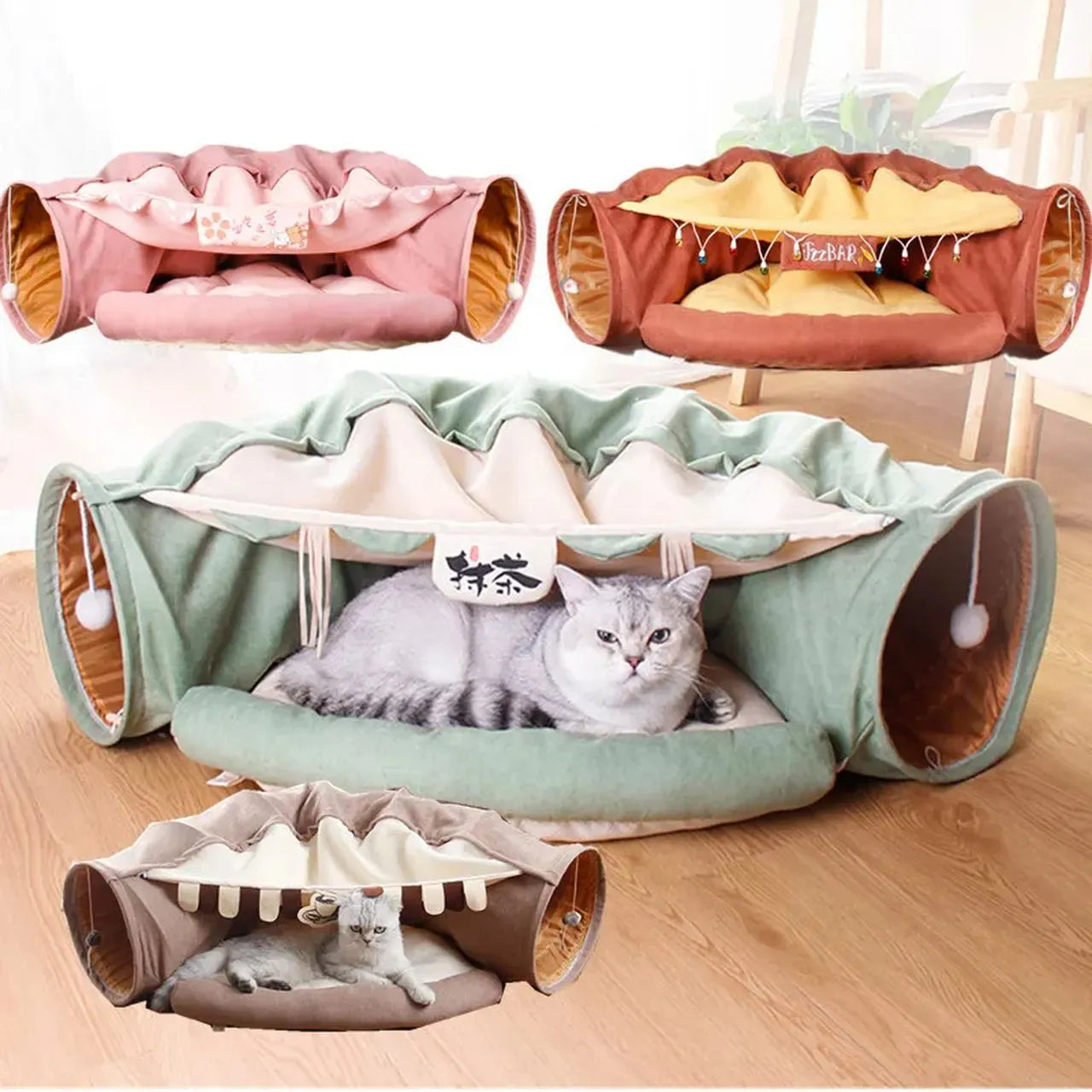 Cama Túnel Divertida com Brinquedo