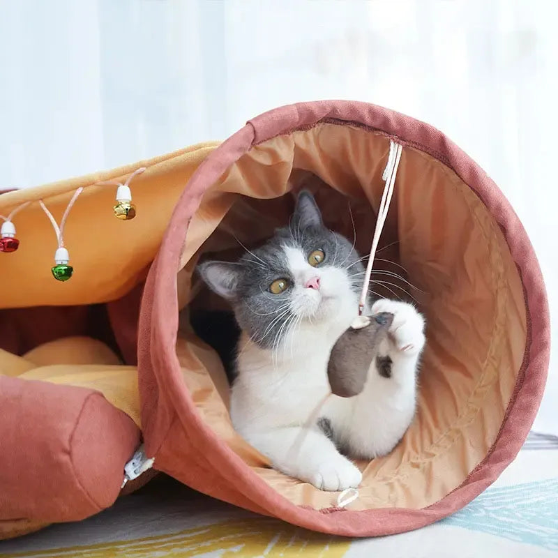 Cama Túnel Divertida com Brinquedo