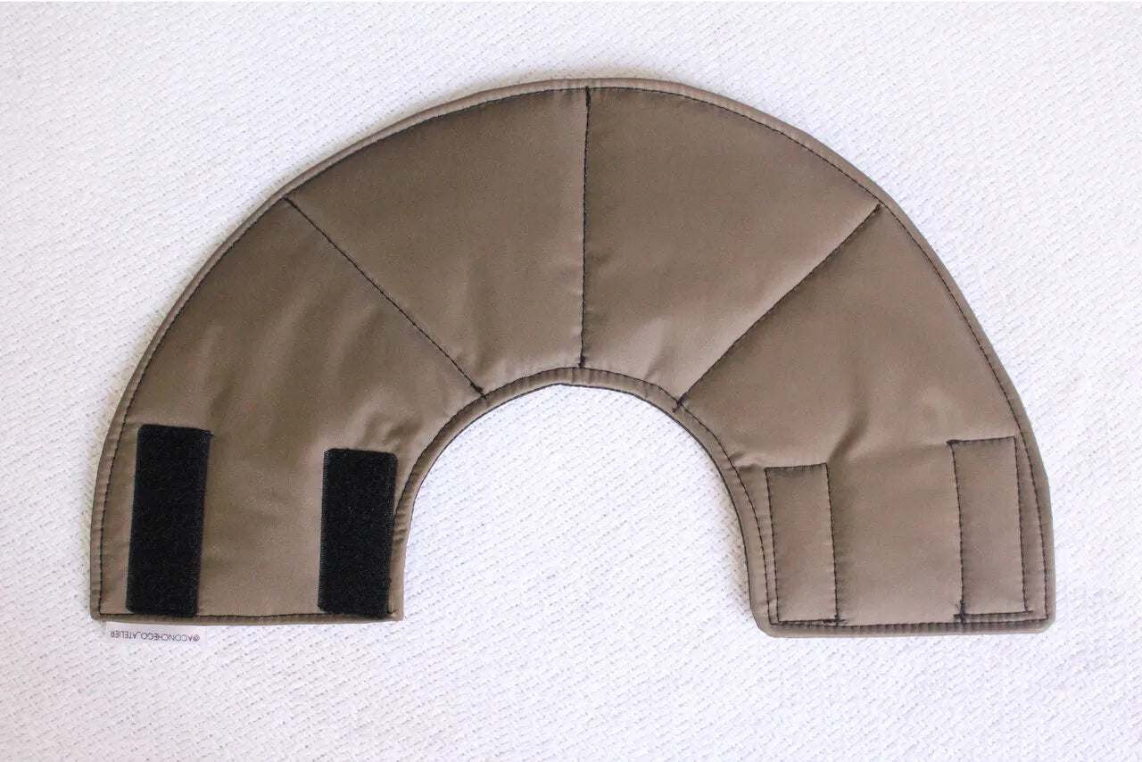 Colar Elizabetano Cone Tecido Macio Aconchego - Tamanho M