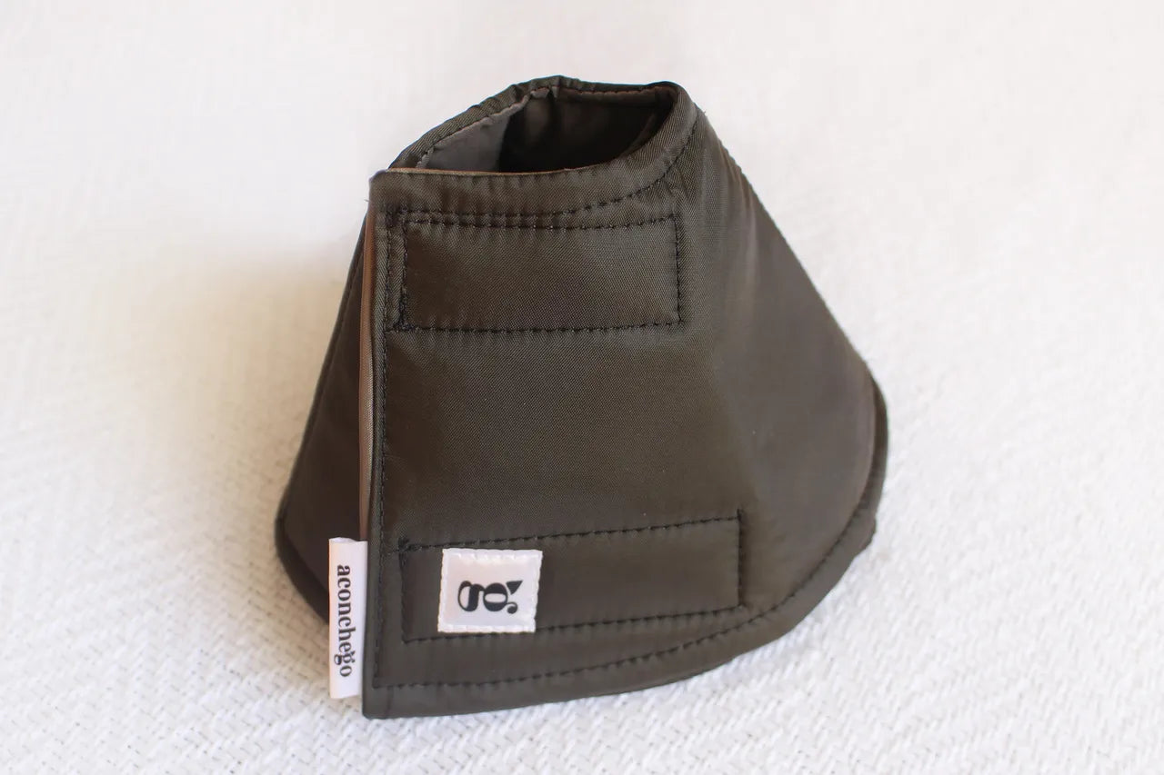 Colar Elizabetano Cone Tecido Macio Aconchego - Tamanho M