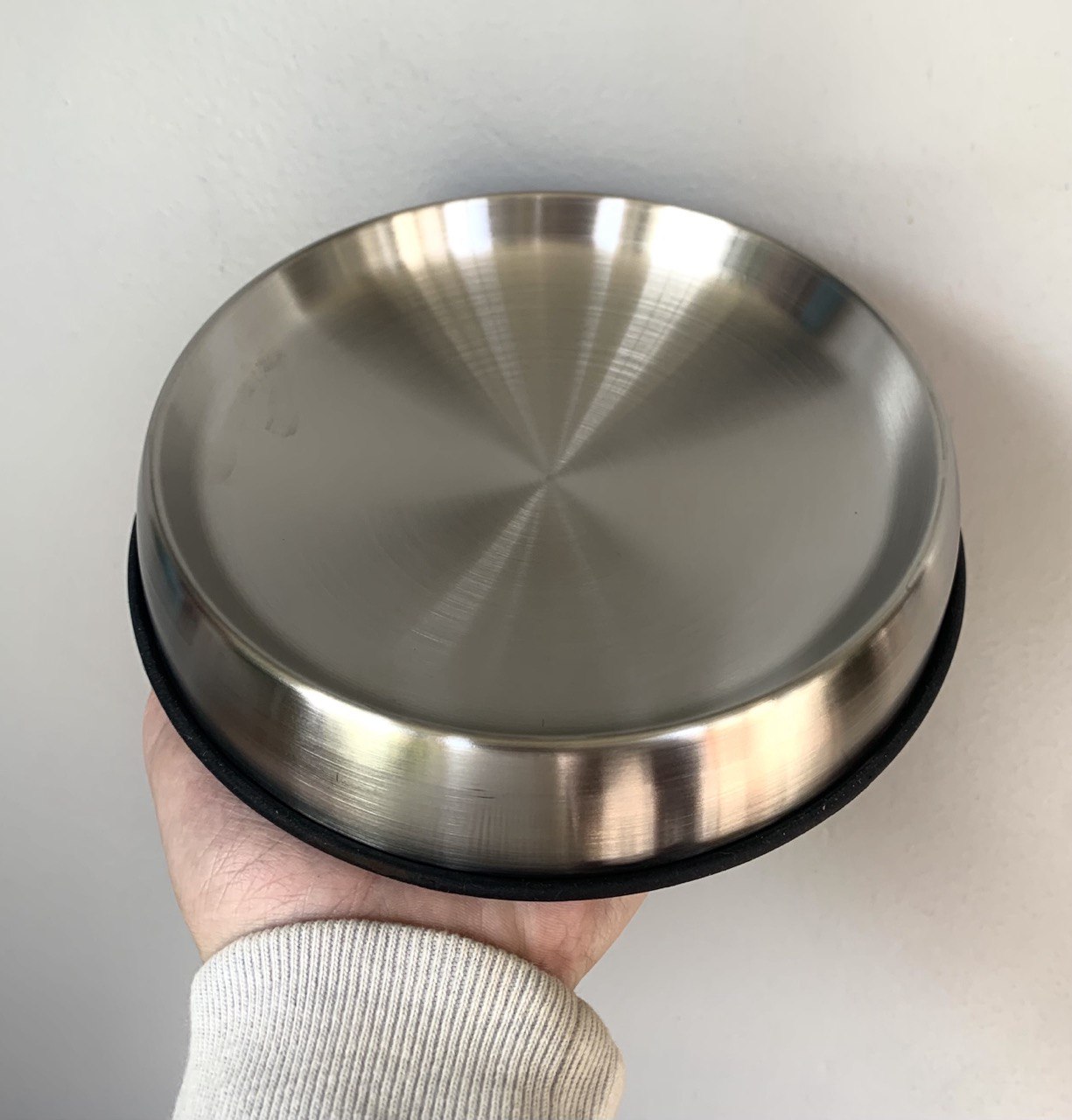 Comedouro/Bebedouro Aço Inoxidável Côncavo Antiderrapante Mundo Catnip