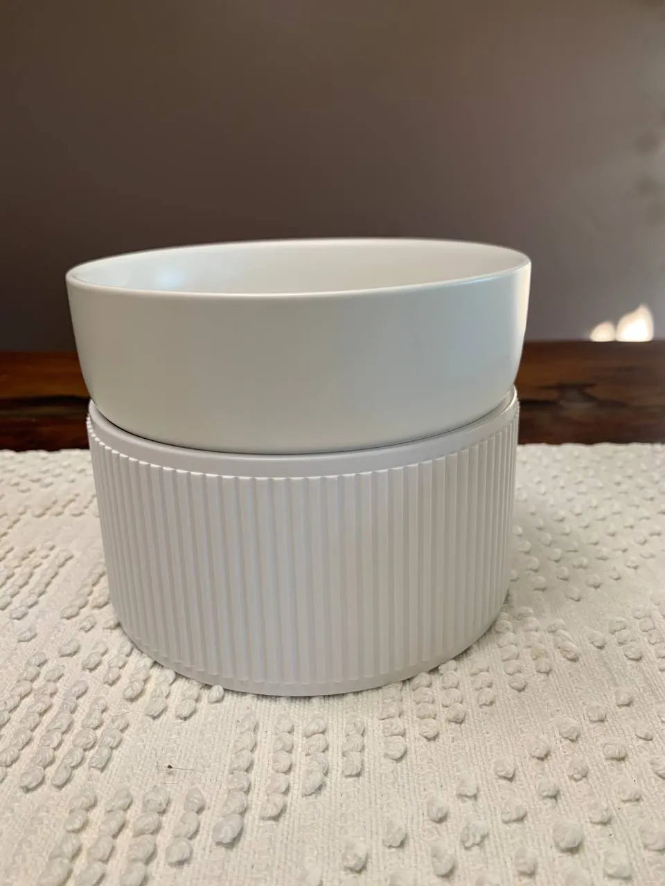 Comedouro/Bebedouro Elevado Cerâmica com Base Regulável - 3 Cores