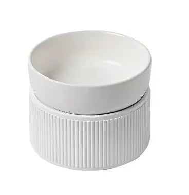 Comedouro/Bebedouro Elevado Cerâmica com Base Regulável - 3 Cores