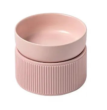 Comedouro/Bebedouro Elevado Cerâmica com Base Regulável - 3 Cores