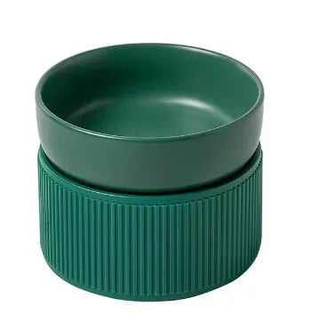 Comedouro/Bebedouro Elevado Cerâmica com Base Regulável - 3 Cores