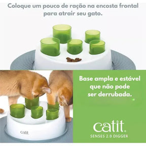 Comedouro Lento Catit Senses 2.0 Enriquecimento Alimentar
