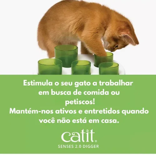 Comedouro Lento Catit Senses 2.0 Enriquecimento Alimentar