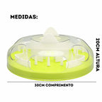 Comedouro Lento Labirinto Enriquecimento Alimentar Gatos