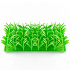 Comedouro Lento Tapete Grama Silicone para Enriquecimento Alimentar