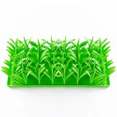 Comedouro Lento Tapete Grama Silicone para Enriquecimento Alimentar