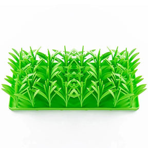 Comedouro Lento Tapete Grama Silicone para Enriquecimento Alimentar