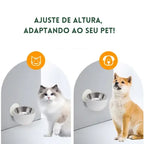 Comedouro Magnético Aço Inoxidável de Parede