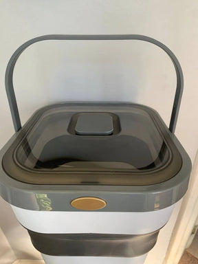 Container/Recipiente Ajustável de Silicone com Botão para Armazenamento