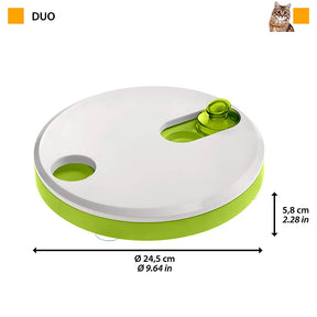 Brinquedo Enriquecimento Alimentar Duo Porta Petiscos Ferplast