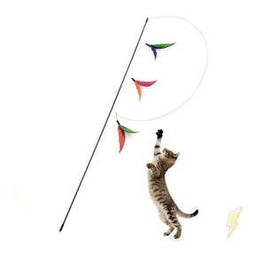 Varinha Flying Cat Pet Games - Com Refil 3 Iscas