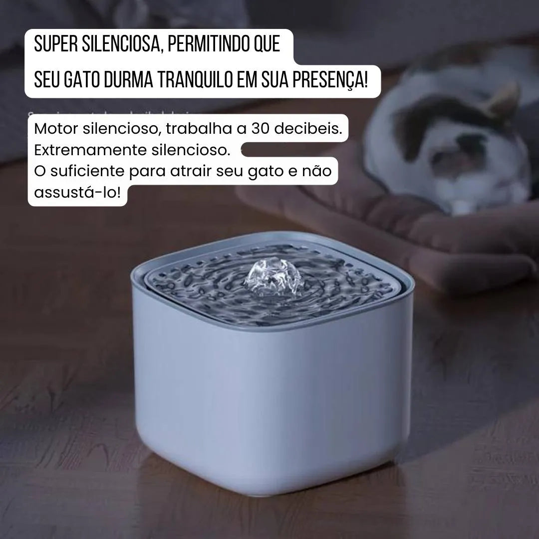 Fonte de Água Grey 3L - Super Silenciosa
