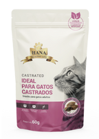 Petisco Hana Nuggets Gatos Castrados 60g