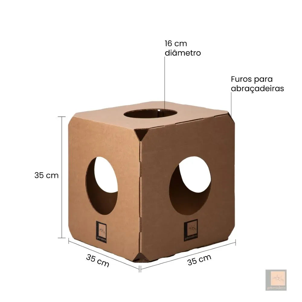 Toca Labirinto Cubo - Kit 4 Cubos