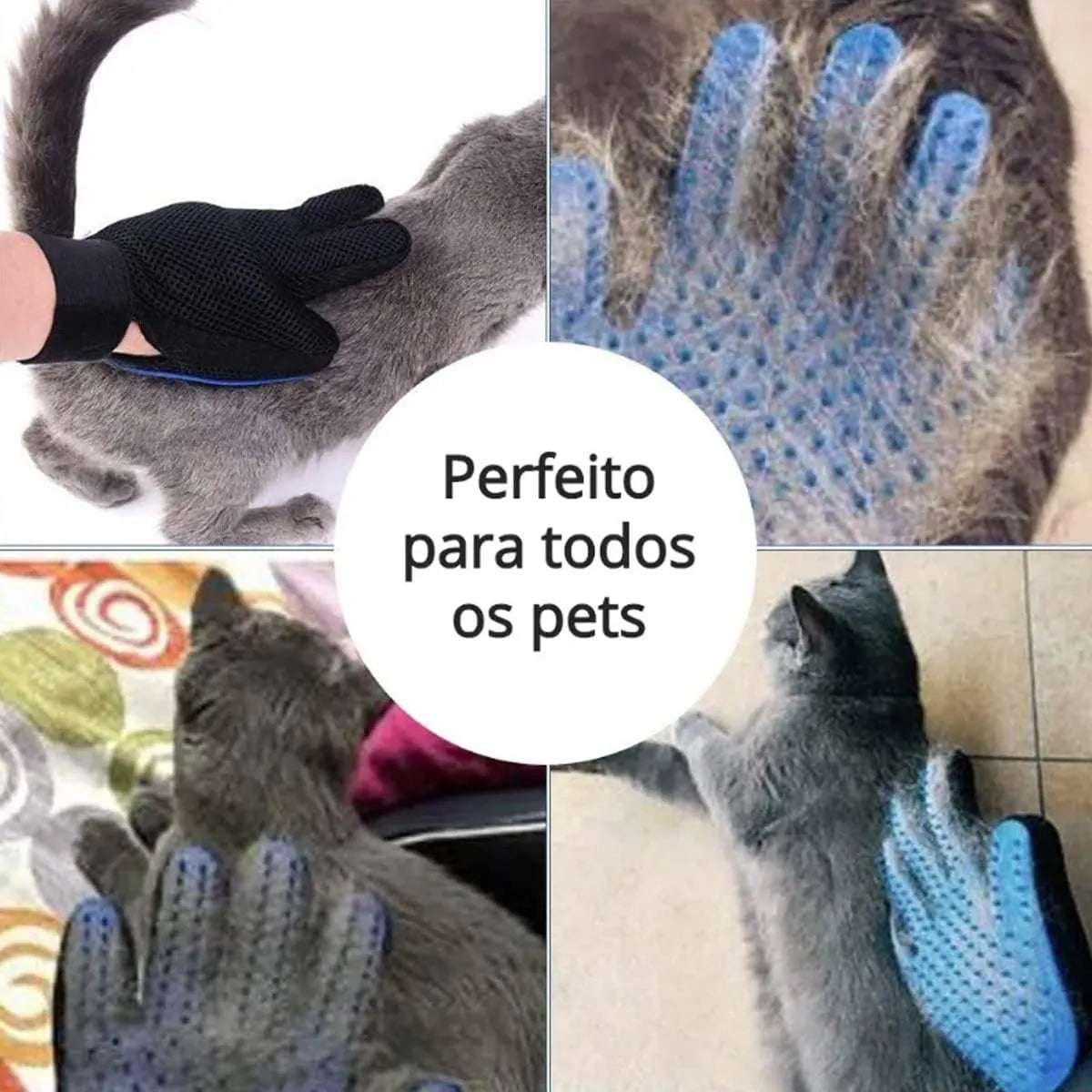 Luva Macia Escova Removedora de Pelos