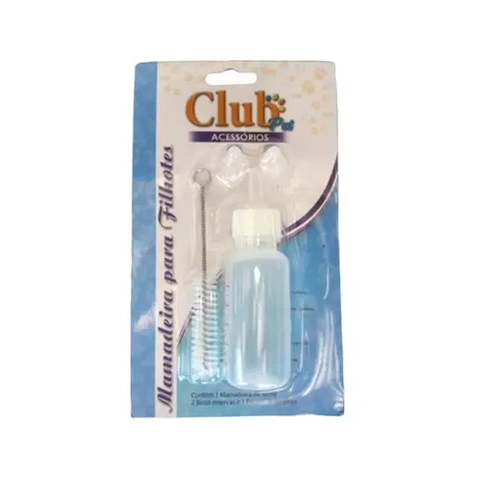 Mamadeira Pet 50ml - Kit 3 Bicos e Limpador