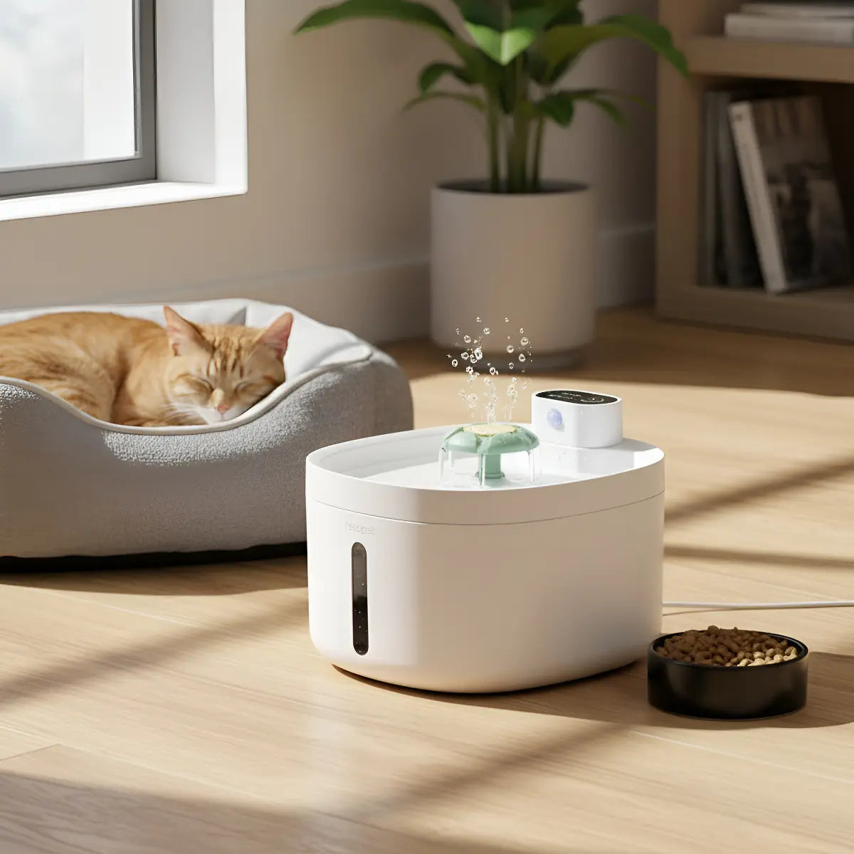 Fonte de Água Bebedouro Automático New Pet com Sensor de Movimento 2,6L